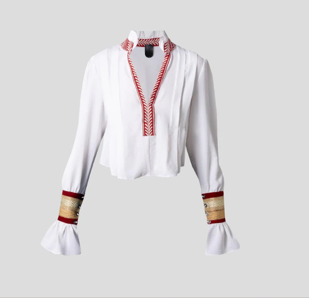 White Cotton Blouse